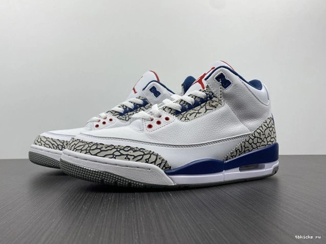 TB 854262- Blue Jordan3 Breathable True 3839 1014